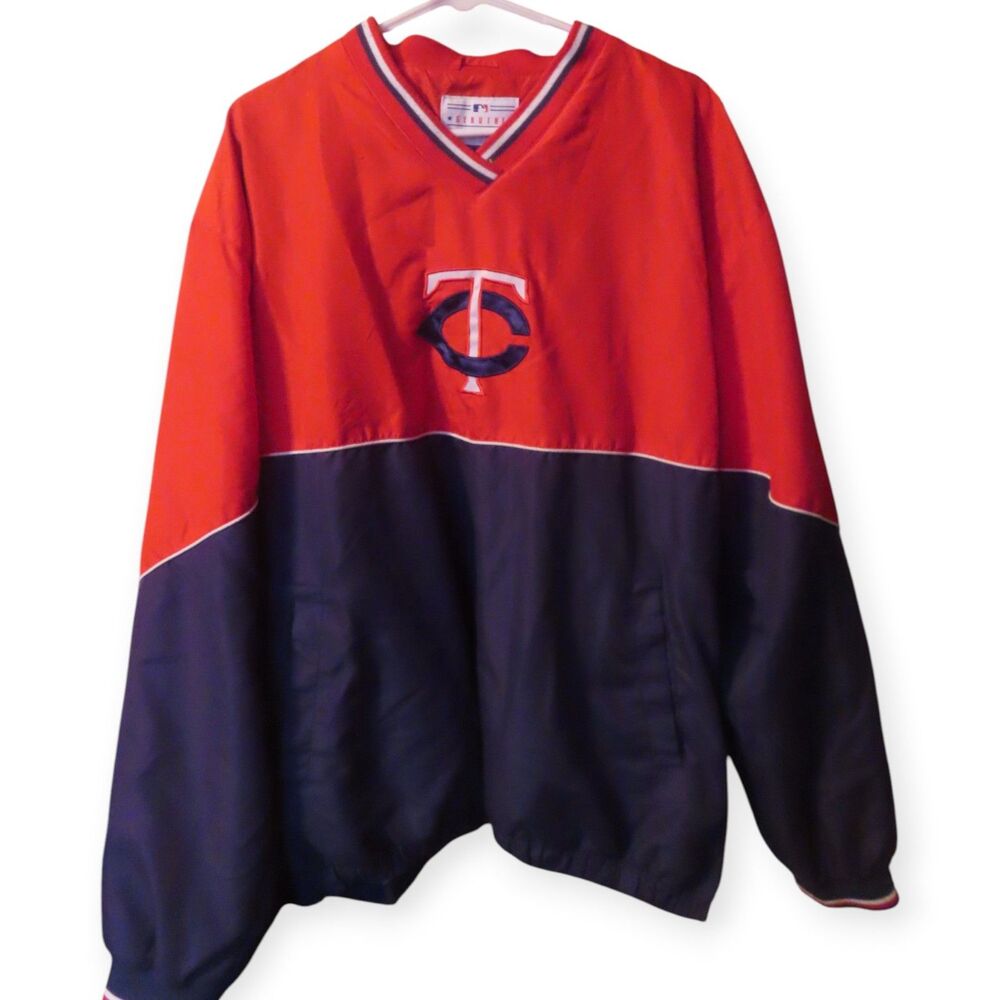 Minnesota Twins MLB Pullover Jacket XL Red Navy